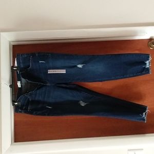 NWT Nicole Miller High Rise Ankle Slim Jeans